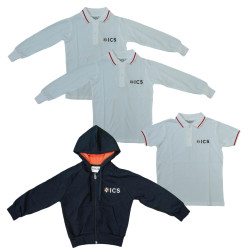 PACK STANDARD - TENUE DE TOUS LES JOURS -  2-14 ANS - 2 POLO MANCHES LONGUES & 1 POLO MANCHES COURTES & SWEATSHIRT